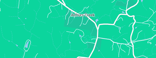 Map showing the location of Nillumbik Fencing in Arthurs Creek, VIC 3099