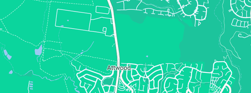 Map showing the location of A Touch Of Silver in Attwood, VIC 3049