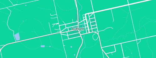 Map showing the location of Dennis Cottage in Auburn, SA 5451