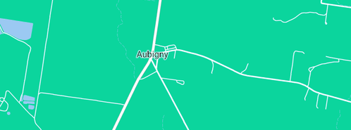 Map showing the location of Oakey Show Society in Aubigny, QLD 4401