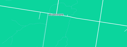 Map showing the location of Avonmore Estate in Avonmore, VIC 3559