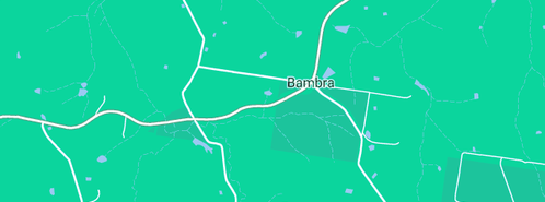Map showing the location of Bambra Bowl in Bambra, VIC 3241