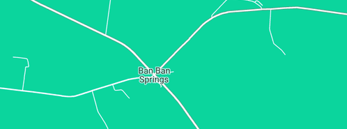 Map showing the location of Ban Ban Springs Roadhouse Motel in Ban Ban Springs, QLD 4625
