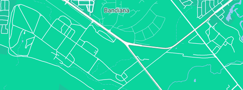 Map showing the location of Rocla Concrete Poles Wodonga in Bandiana, VIC 3691