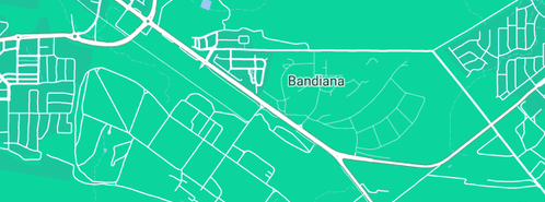 Map showing the location of Albury Wodonga Skips & Bins in Bandiana MILPO, VIC 3694