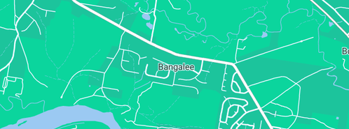 Map showing the location of Loves Fencing in Bangalee, NSW 2541