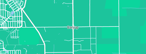Map showing the location of Bigger Picture Art Projects in Banjup, WA 6164
