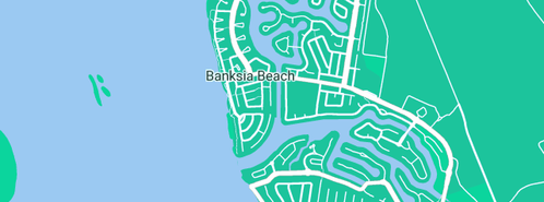 Map showing the location of General Property Maintenance Bribie Island in Banksia Beach, QLD 4507