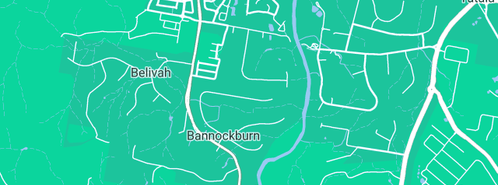 Map showing the location of Be Cool Contracting Pty Ltd in Bannockburn, QLD 4207
