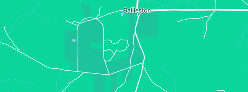 Map showing the location of Twelve Acres in Bailieston, VIC 3608