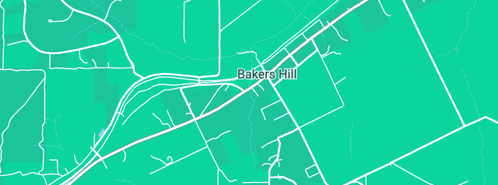 Map showing the location of Driving Life in Bakers Hill, WA 6562