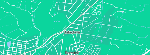 Map showing the location of Nahla Kirollos in Balaclava, NSW 2575