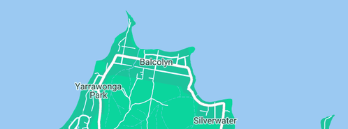 Map showing the location of Ash's Tree Care in Balcolyn, NSW 2264