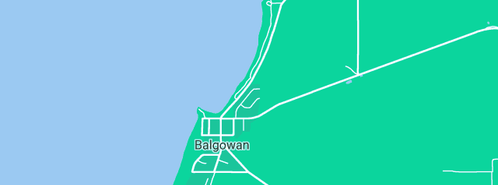 Map showing the location of Balgowan Fishing Charters in Balgowan, SA 5573