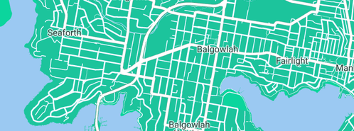 Map showing the location of Syndeticom Pty Ltd in Balgowlah, NSW 2093