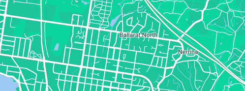 Map showing the location of Granite Transformations in Ballarat North, VIC 3350