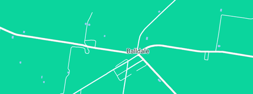 Map showing the location of Balldale Public School in Balldale, NSW 2646