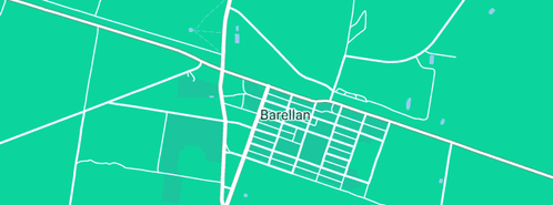 Map showing the location of Barellan Museum in Barellan, NSW 2665
