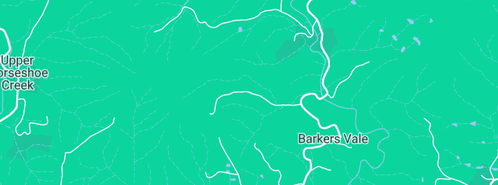 Map showing the location of Border Ranges Pottery in Barkers Vale, NSW 2474