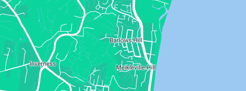 Map showing the location of Warner's Bobcat in Barlows Hill, QLD 4703