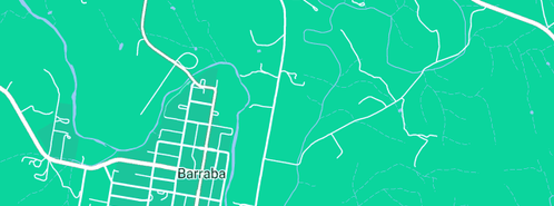 Map showing the location of Cajo Web Authors in Barraba, NSW 2347