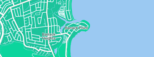 Map showing the location of Cooper Constructions in Barrack Point, NSW 2528