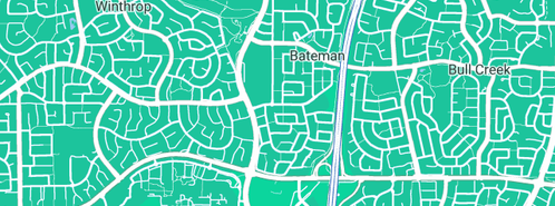 Map showing the location of Antenna Solutions in Bateman, WA 6150