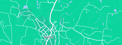 Map showing the location of Batlow Library in Batlow, NSW 2730