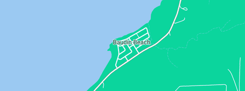 Map showing the location of The Fig Tree B & B in Baudin Beach, SA 5222
