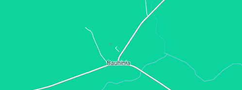 Map showing the location of Rubyvale Librarian in Bauhinia, QLD 4718