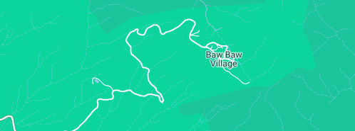 Map showing the location of Mount Baw Baw in Baw Baw Village, VIC 3833