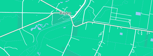 Map showing the location of Bayles Regional Primary School in Bayles, VIC 3981