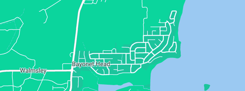 Map showing the location of Keystart Driving School in Bayonet Head, WA 6330