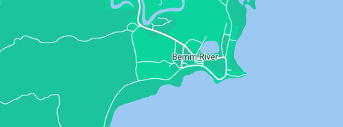 Map showing the location of Bemm River Bait & Tackle in Bemm River, VIC 3889