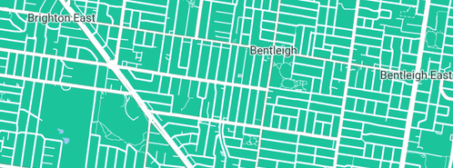 Map showing the location of Fastframe in Bentleigh, VIC 3204
