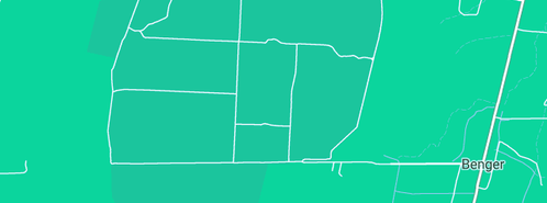 Map showing the location of Advanced Resumes in Benger, WA 6223