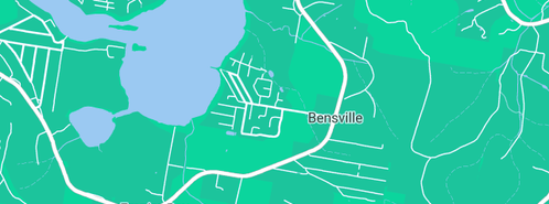 Map showing the location of Brisbane Waters Lawn & Garden Services in Bensville, NSW 2251