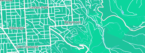 Map showing the location of RPS Waste Removals in Beaumont, SA 5066