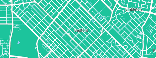 Map showing the location of Fames Driving College in Bedford, WA 6052