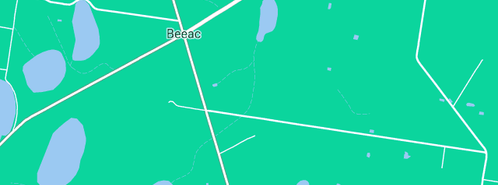 Map showing the location of Vagg in Beeac, VIC 3251