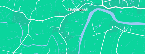 Map showing the location of Beechwood Public School in Beechwood, NSW 2446
