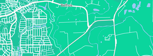 Map showing the location of Amaze Miniature Park in Belhus, WA 6069
