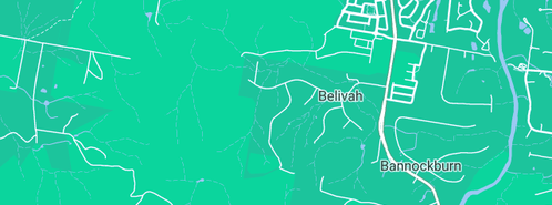 Map showing the location of The Australian Owner Builder Network Pty Ltd in Belivah, QLD 4207