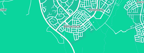 Map showing the location of Ebony-Rose Hair Design in Bellamack, NT 832
