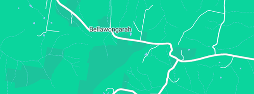 Map showing the location of Bellawongarah Cemetery in Bellawongarah, NSW 2535