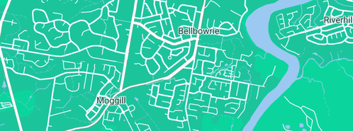 Map showing the location of Bellbowrie Parks Lions Park in Bellbowrie, QLD 4070