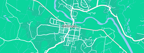 Map showing the location of Kalang Solar Trackers in Bellingen, NSW 2454