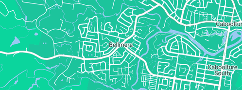 Map showing the location of Aussie Office Magic in Bellmere, QLD 4510