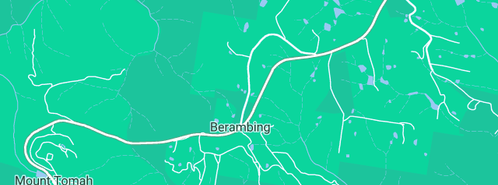 Map showing the location of Bilpin Coaches in Berambing, NSW 2758