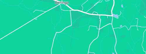 Map showing the location of Ballarat Business Websites in Berringa, VIC 3351